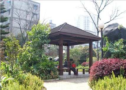 丹霞公园景观施工实景-景观施工